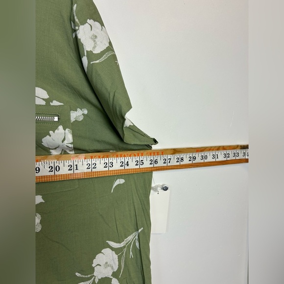 Prescott New York Top Blouse plus Size 2X green Floral Lightweight Comfortable - Picture 8 of 12